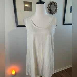 Eileen Fisher Linen Sleeveless Scoop Neck Top